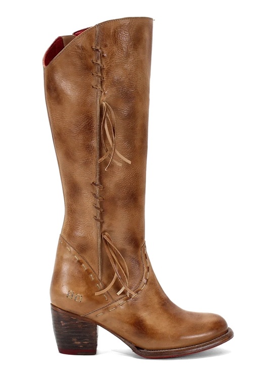 BED|STU Shoes - New BED STU Charis Tall Tan Leather Heeled Boots Size 6